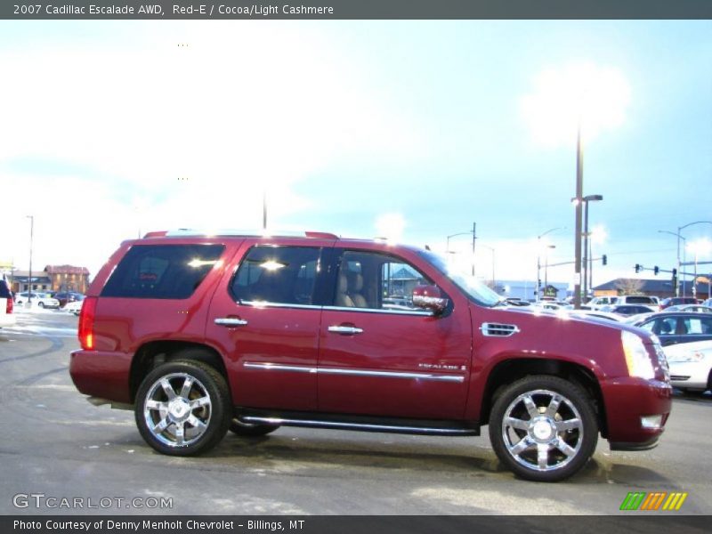 Red-E / Cocoa/Light Cashmere 2007 Cadillac Escalade AWD