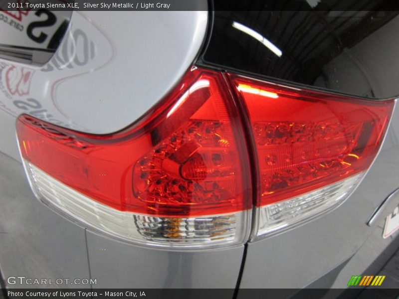 Silver Sky Metallic / Light Gray 2011 Toyota Sienna XLE