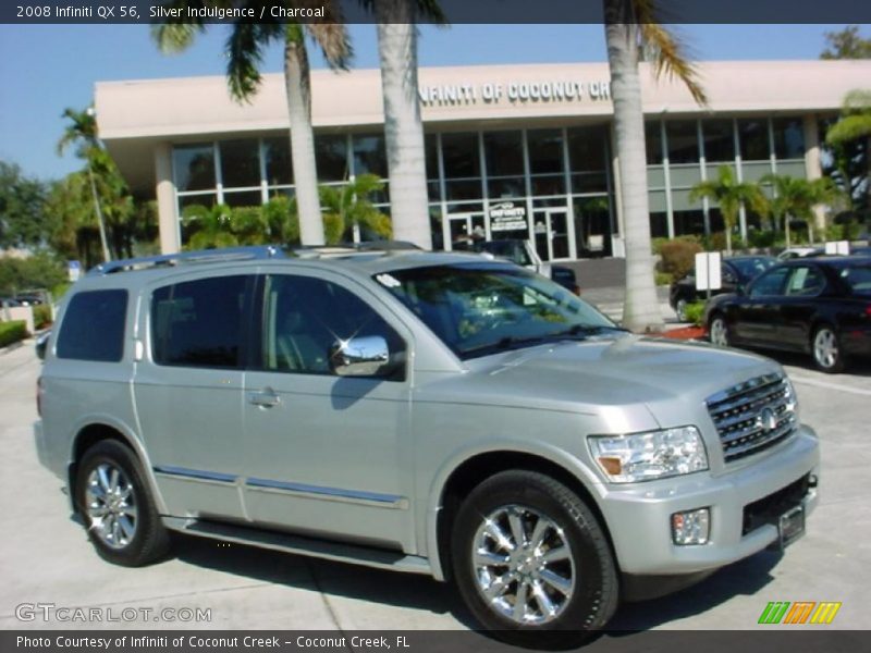 Silver Indulgence / Charcoal 2008 Infiniti QX 56