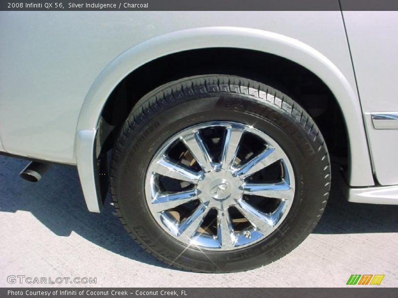 Silver Indulgence / Charcoal 2008 Infiniti QX 56