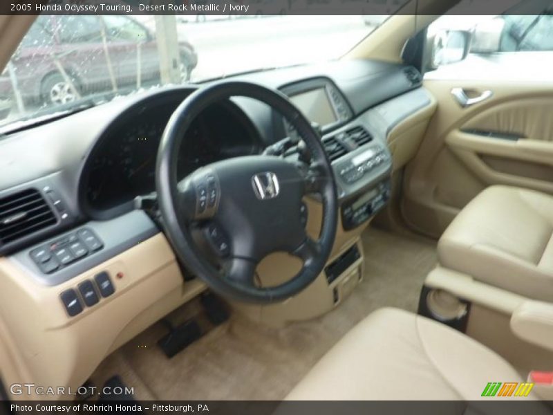 Desert Rock Metallic / Ivory 2005 Honda Odyssey Touring