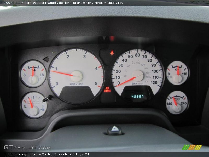  2007 Ram 3500 SLT Quad Cab 4x4 SLT Quad Cab 4x4 Gauges