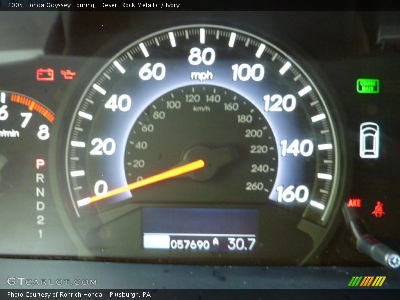 Desert Rock Metallic / Ivory 2005 Honda Odyssey Touring
