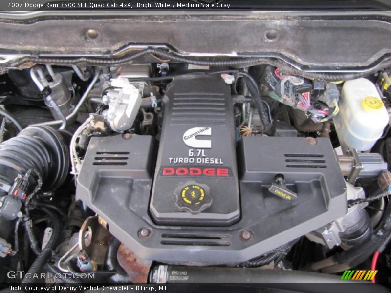  2007 Ram 3500 SLT Quad Cab 4x4 Engine - 6.7 Liter OHV 24-Valve Turbo Diesel Inline 6 Cylinder