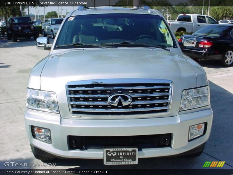 Silver Indulgence / Charcoal 2008 Infiniti QX 56