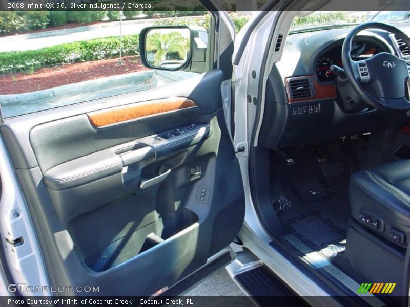 Silver Indulgence / Charcoal 2008 Infiniti QX 56