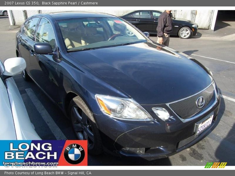 Black Sapphire Pearl / Cashmere 2007 Lexus GS 350