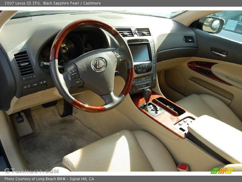 Black Sapphire Pearl / Cashmere 2007 Lexus GS 350