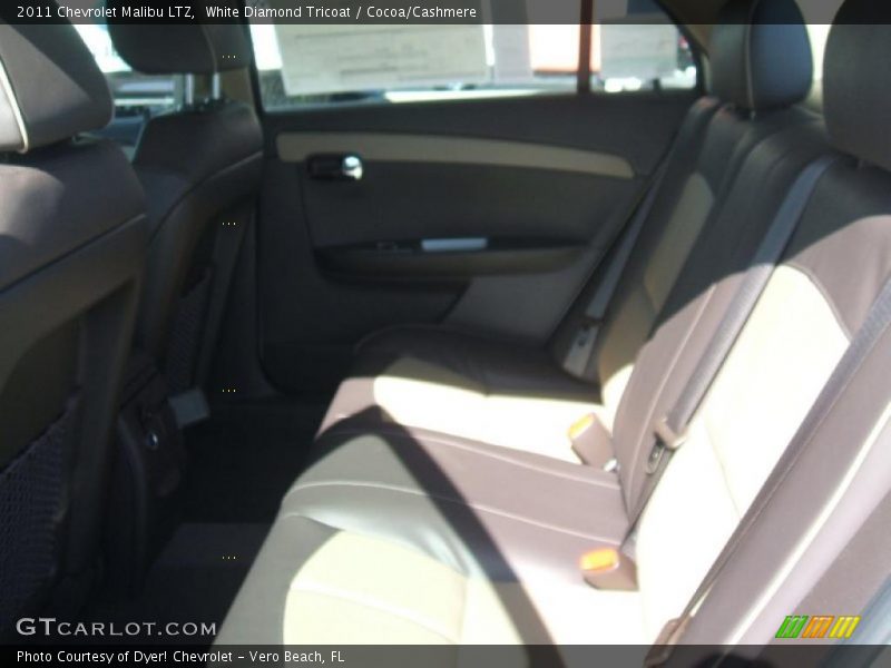 White Diamond Tricoat / Cocoa/Cashmere 2011 Chevrolet Malibu LTZ