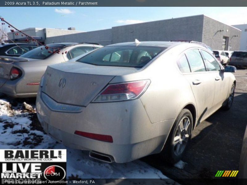 Palladium Metallic / Parchment 2009 Acura TL 3.5