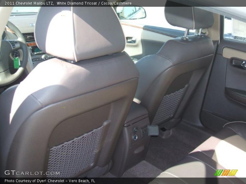 White Diamond Tricoat / Cocoa/Cashmere 2011 Chevrolet Malibu LTZ