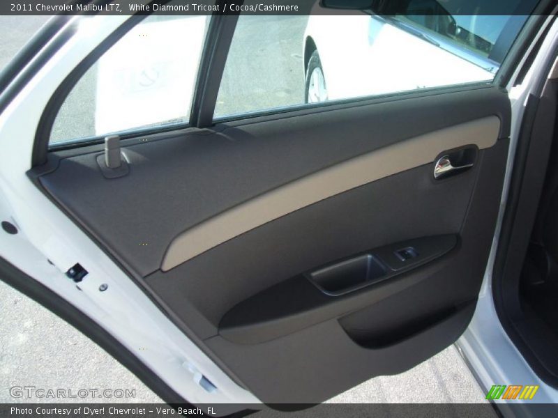 White Diamond Tricoat / Cocoa/Cashmere 2011 Chevrolet Malibu LTZ