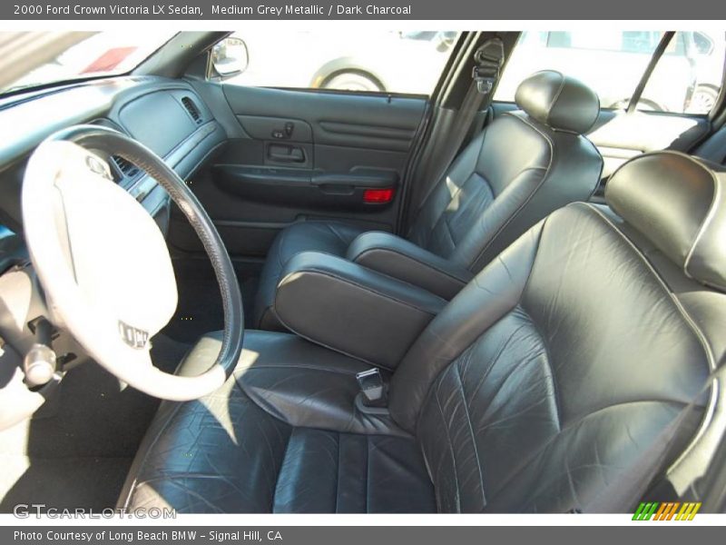 Medium Grey Metallic / Dark Charcoal 2000 Ford Crown Victoria LX Sedan