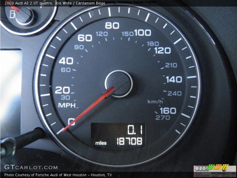 Ibis White / Cardamom Beige 2009 Audi A3 2.0T quattro