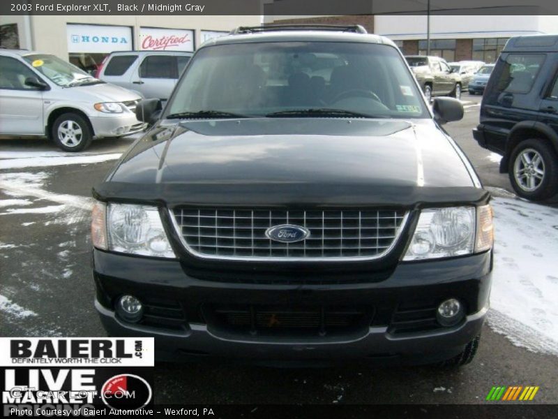 Black / Midnight Gray 2003 Ford Explorer XLT
