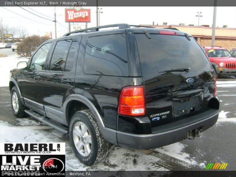 Black / Midnight Gray 2003 Ford Explorer XLT