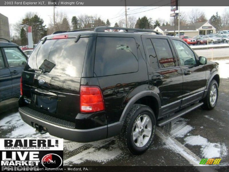 Black / Midnight Gray 2003 Ford Explorer XLT