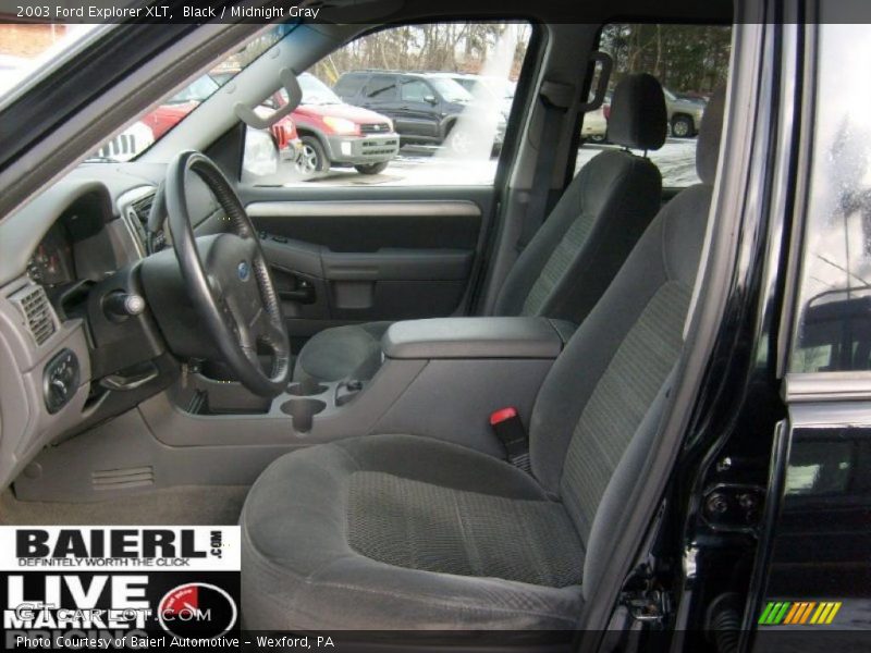 Black / Midnight Gray 2003 Ford Explorer XLT