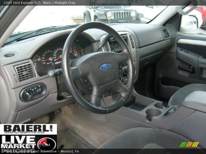 Black / Midnight Gray 2003 Ford Explorer XLT