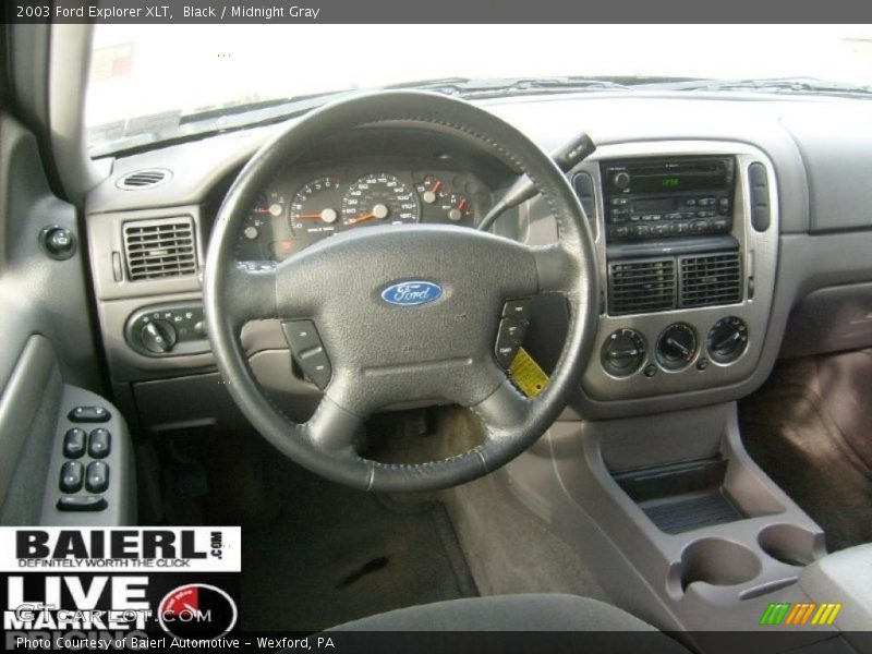 Black / Midnight Gray 2003 Ford Explorer XLT