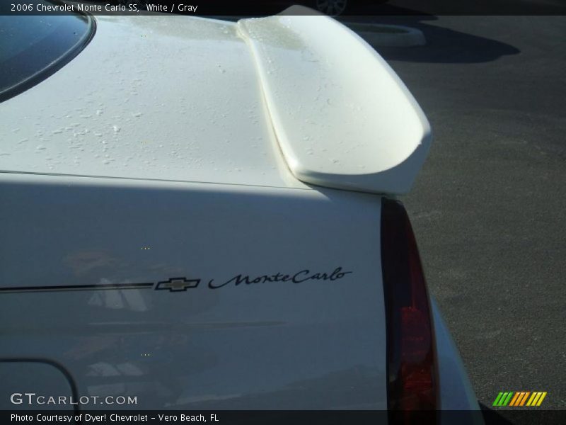 White / Gray 2006 Chevrolet Monte Carlo SS