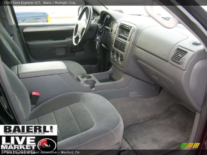 Black / Midnight Gray 2003 Ford Explorer XLT