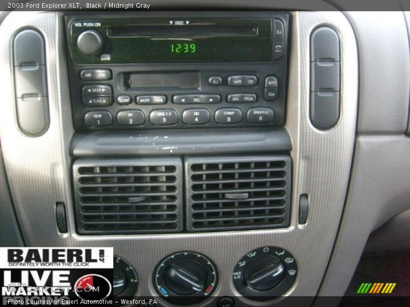 Black / Midnight Gray 2003 Ford Explorer XLT