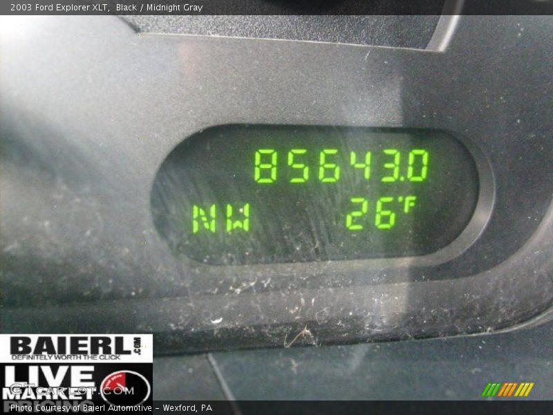 Black / Midnight Gray 2003 Ford Explorer XLT
