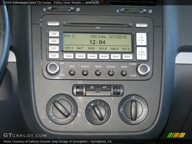 Reflex Silver Metallic / Anthracite 2009 Volkswagen Jetta TDI Sedan