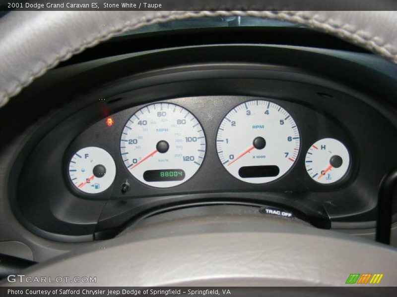 Stone White / Taupe 2001 Dodge Grand Caravan ES