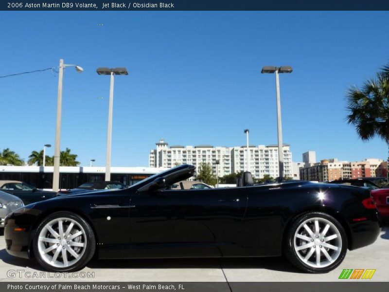 Jet Black / Obsidian Black 2006 Aston Martin DB9 Volante
