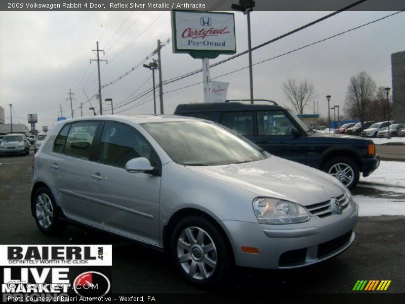 Reflex Silver Metallic / Anthracite 2009 Volkswagen Rabbit 4 Door