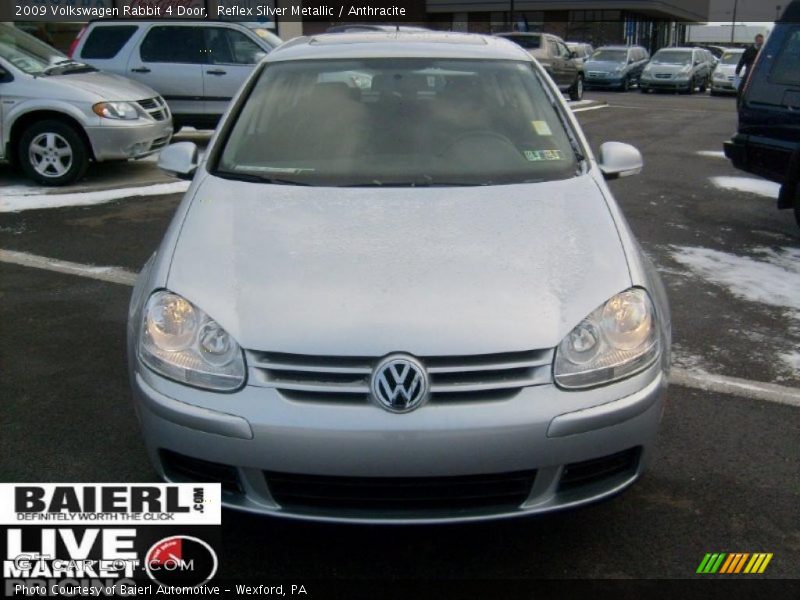 Reflex Silver Metallic / Anthracite 2009 Volkswagen Rabbit 4 Door