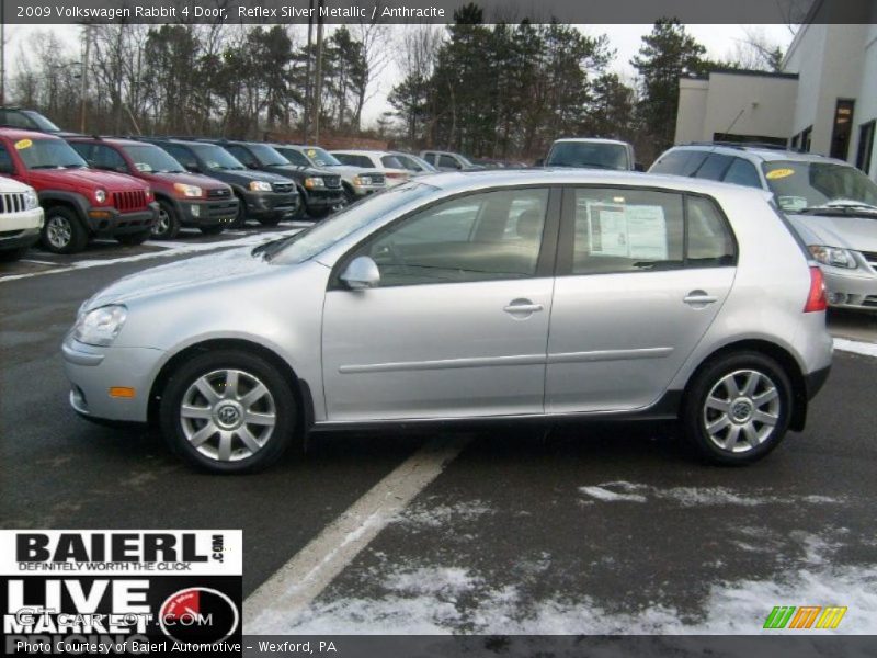 Reflex Silver Metallic / Anthracite 2009 Volkswagen Rabbit 4 Door