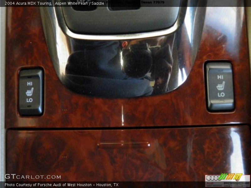 Aspen White Pearl / Saddle 2004 Acura MDX Touring