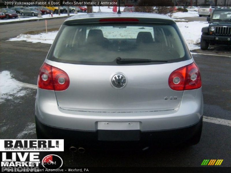 Reflex Silver Metallic / Anthracite 2009 Volkswagen Rabbit 4 Door