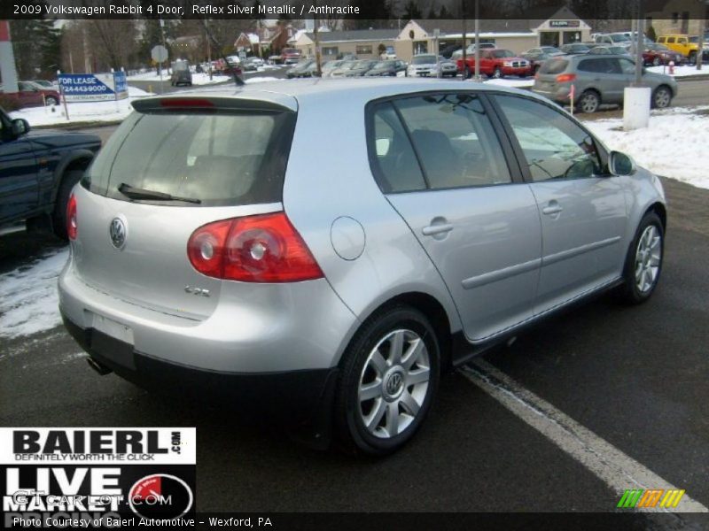 Reflex Silver Metallic / Anthracite 2009 Volkswagen Rabbit 4 Door