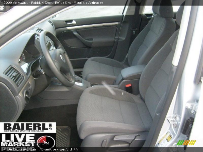 Reflex Silver Metallic / Anthracite 2009 Volkswagen Rabbit 4 Door