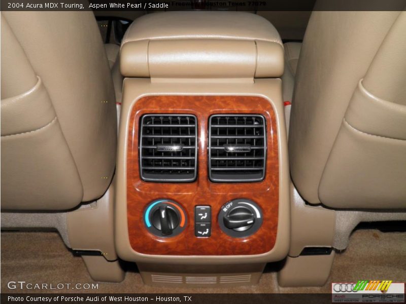 Aspen White Pearl / Saddle 2004 Acura MDX Touring