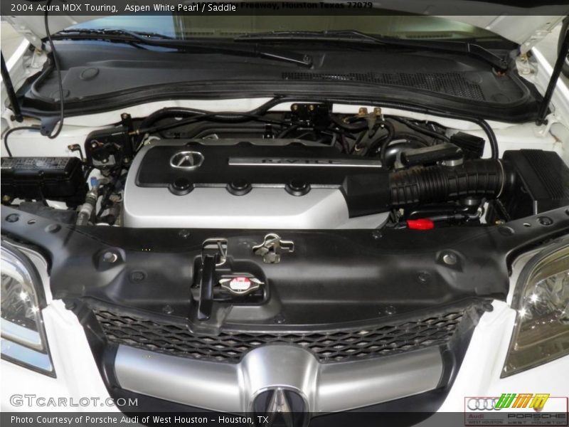 Aspen White Pearl / Saddle 2004 Acura MDX Touring