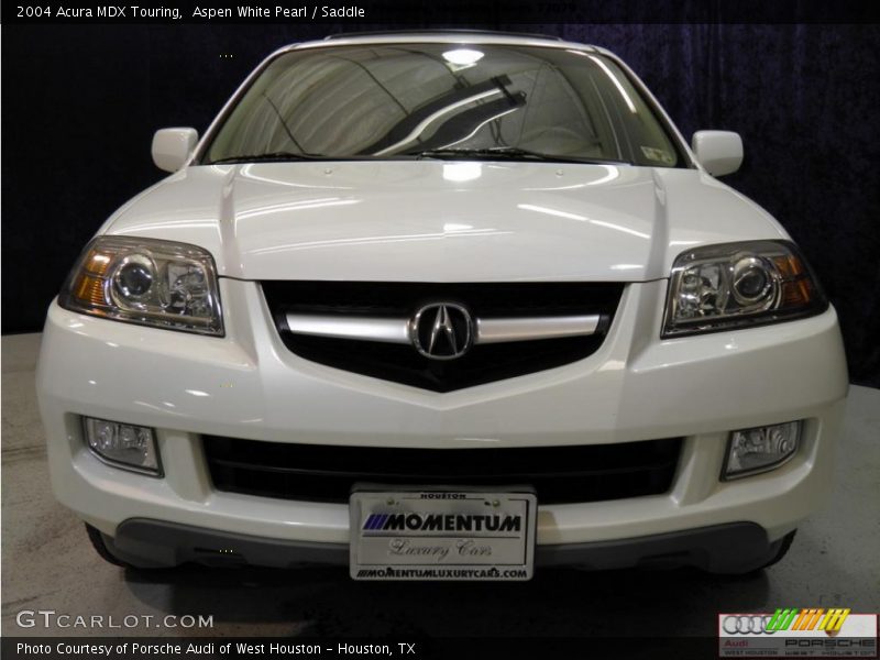 Aspen White Pearl / Saddle 2004 Acura MDX Touring