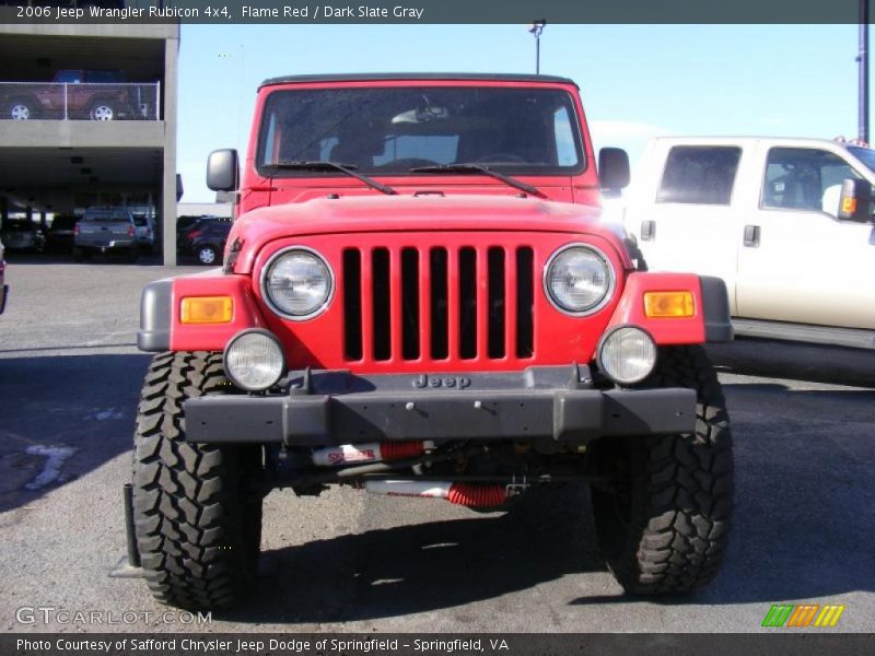 Flame Red / Dark Slate Gray 2006 Jeep Wrangler Rubicon 4x4