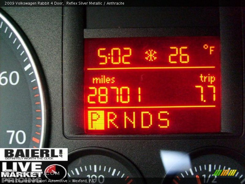 Reflex Silver Metallic / Anthracite 2009 Volkswagen Rabbit 4 Door