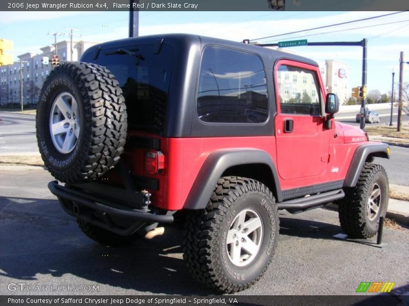 Flame Red / Dark Slate Gray 2006 Jeep Wrangler Rubicon 4x4