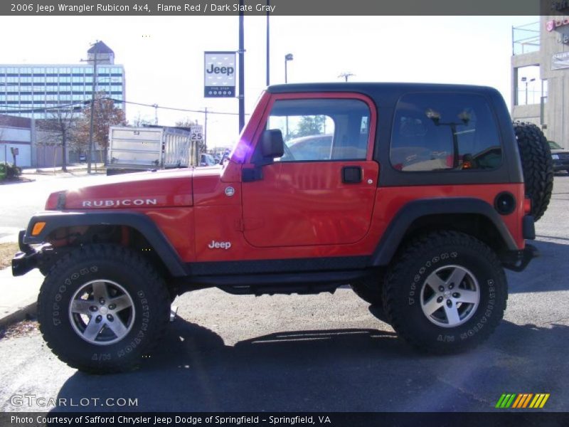 Flame Red / Dark Slate Gray 2006 Jeep Wrangler Rubicon 4x4
