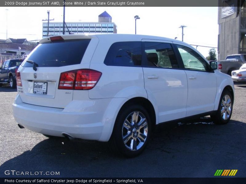 Stone White / Dark Slate Gray/Light Graystone 2009 Dodge Journey SXT AWD