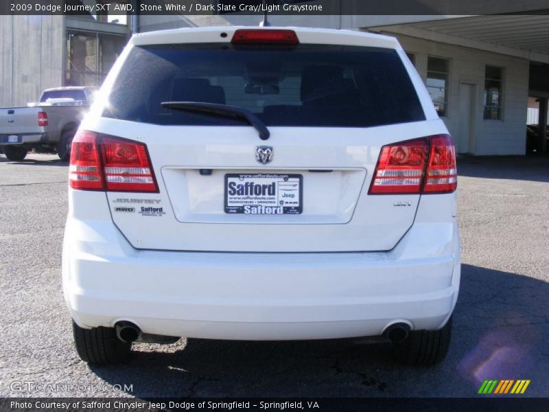 Stone White / Dark Slate Gray/Light Graystone 2009 Dodge Journey SXT AWD