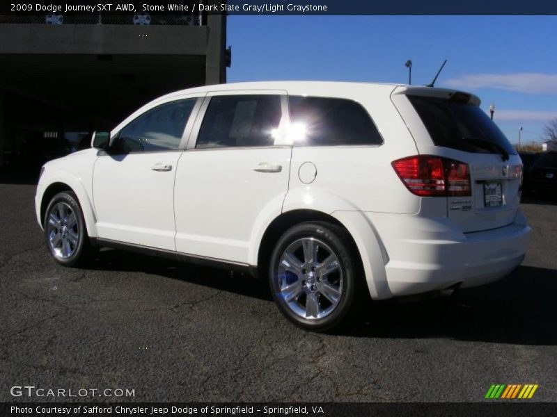 Stone White / Dark Slate Gray/Light Graystone 2009 Dodge Journey SXT AWD