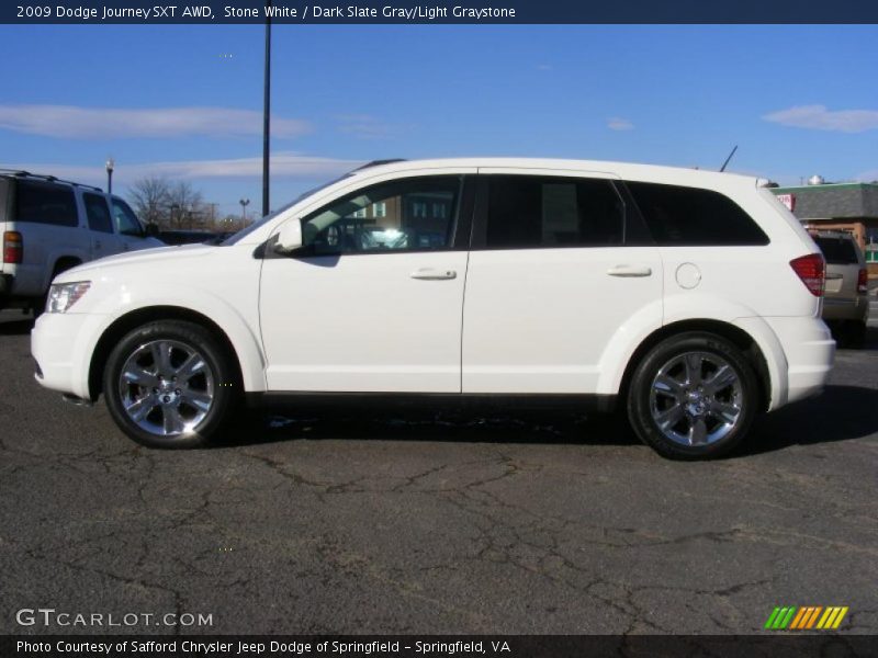 Stone White / Dark Slate Gray/Light Graystone 2009 Dodge Journey SXT AWD