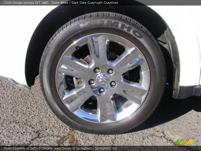 Stone White / Dark Slate Gray/Light Graystone 2009 Dodge Journey SXT AWD